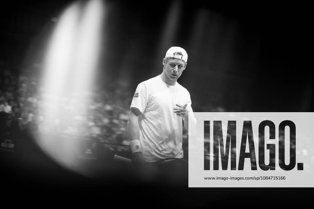 Gauthier Onclin of Belgium pictured in action during the European Open ATP, Tennis Herren tennis tournament in Brussels, on Sunday 18 October. This year s edition of the tournament is taking place from 17 to 25 October JASPERxJACOBS x190208594x