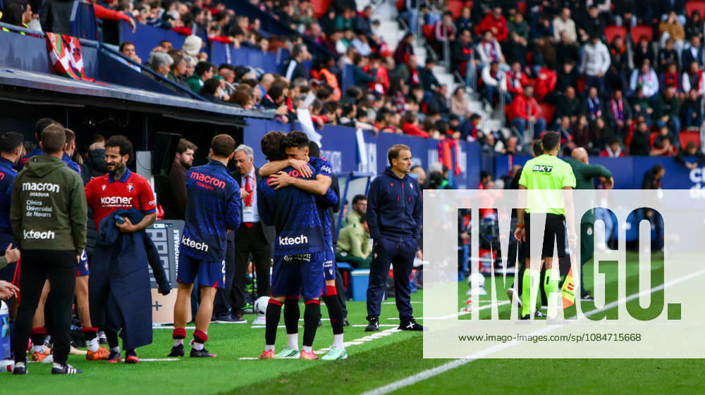 ESP: LaLiga EA Sports Atletico Osasuna v Racing Santander players of osasuna during LaLiga EA Sports match between Atletico Osasuna v Racing Santander played at El Sadar Stadium, Pamplona, on October 18 2026 in Spain Spain Soccer