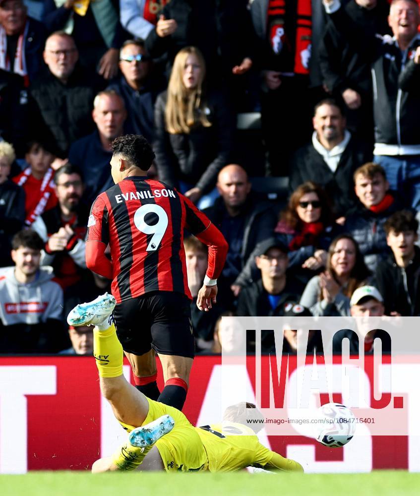 Evanilson of AFC Bournemouth scores a goal to make the score 2-0. Bournemouth v Sunderland, Premier League, Football, Vitality Stadium, Bournemouth, UK - 18 Oct 2026Bournemouth Vitality Stadium United Kingdom