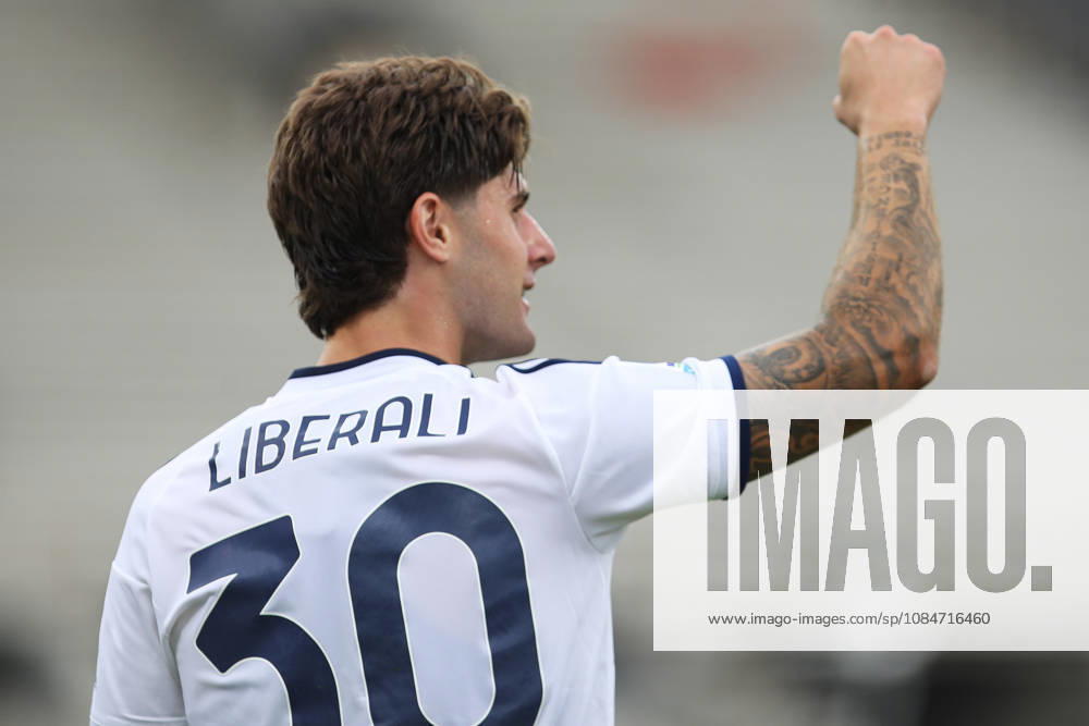Mattia Liberali of Como 1907 celebrates the goal of 0-1 scored during the serie A match between ACF Fiorentina and Como 1907 at Artemio Franchi Stadium in Firenze (Italy), October 18, 2026. massimilianoxcarnabuci