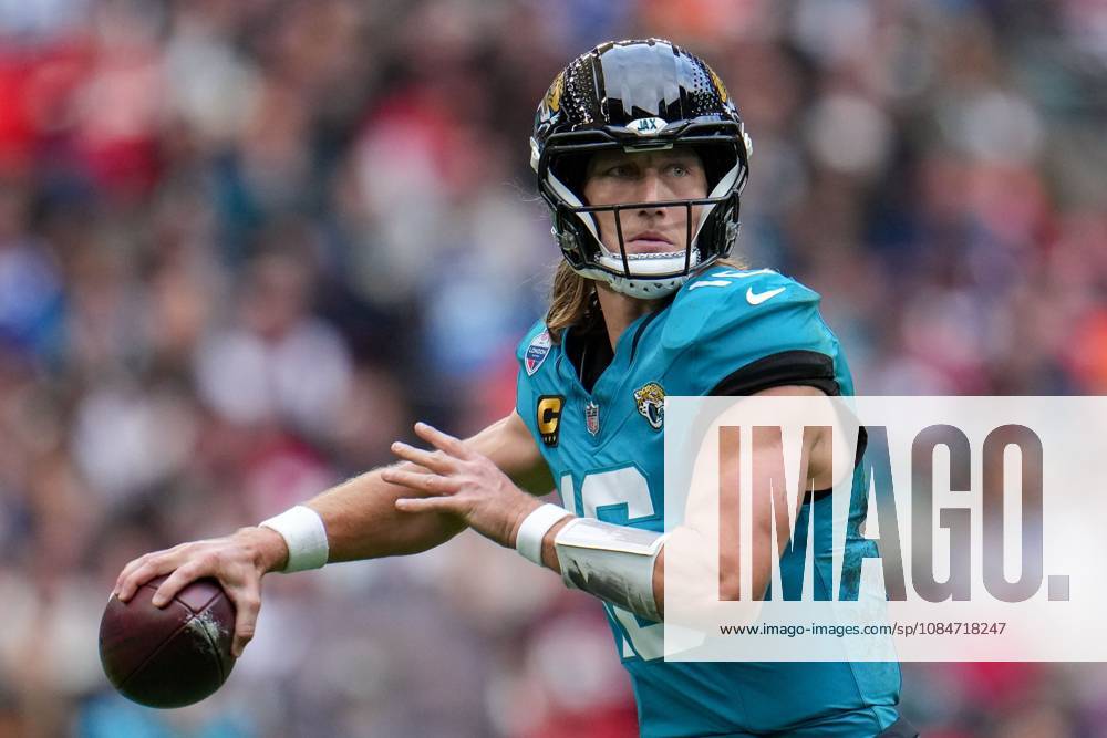 Jacksonville Jaguars, Trevor Lawrence, Quarterback, 16 Houston Texans v Jacksonville Jaguars, NFL, American Football Herren, USA American Football, Wembley Stadium, London, UK - 18 Oct 2026London Wembley Stadium United Kingdom