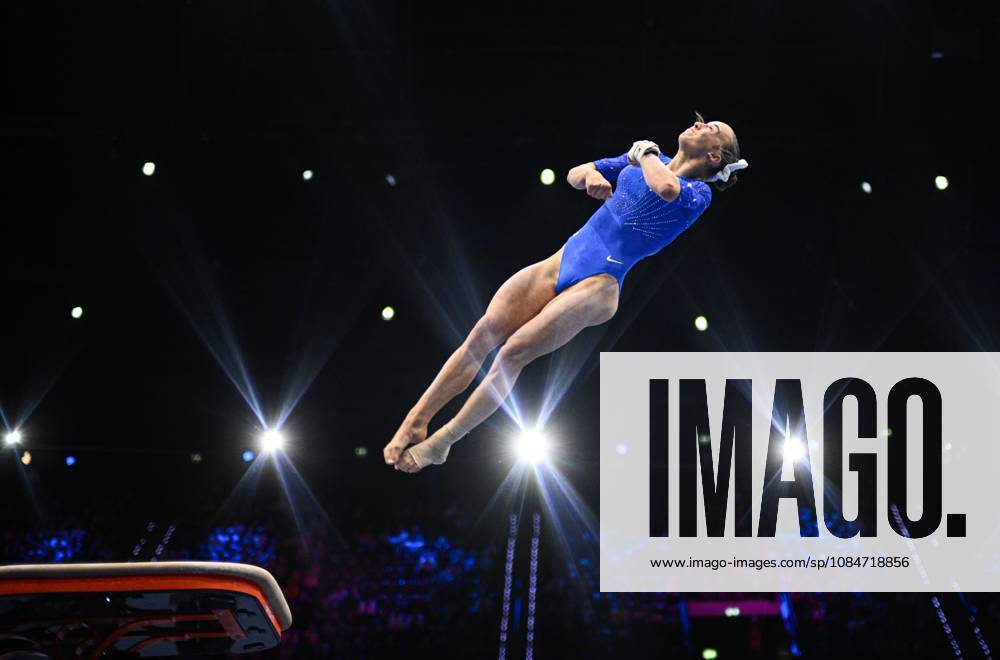 Netherlands Artistic Gymnastics World Championships Qualifiers 9267608 18.10.2026 Claire Pease of the United States competes on the vault during the women s qualification at the 2026 World Artistic Gymnastics Championships in Rotterdam, the Netherlands. Alexey Filippov Sputnik Rotterdam Netherlands