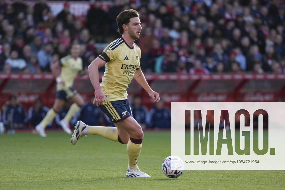 City Ground NOTTINGHAM, ENGLAND - OCTOBER 18th : Declan Rice of Arsenal FC seen in action during the Premier league football match between Nottingham Forest and Arsenal FC at the City Ground on October 18th, 2026 in Nottingham, England. (Paul Bonser Sports Press Photo SPP)