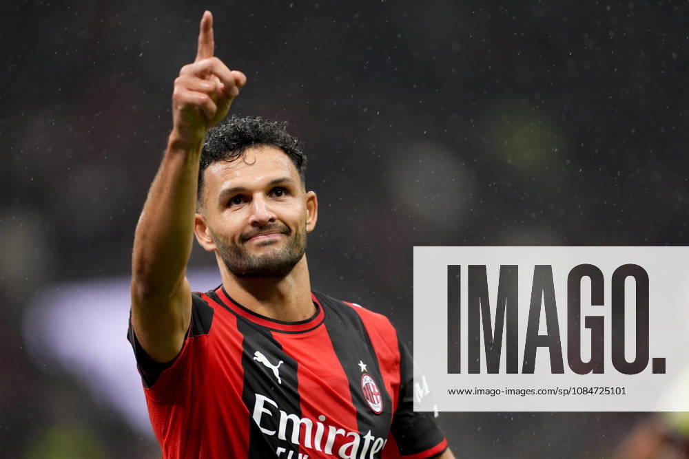 AC Milan s Gonçalo Ramos celebrates after scoring 1-0 during the Serie A soccer match between AC Milan and Atalanta BC at the Giuseppe Meazza Stadium in Milan, Italy - October 18, 2026. - Soccer