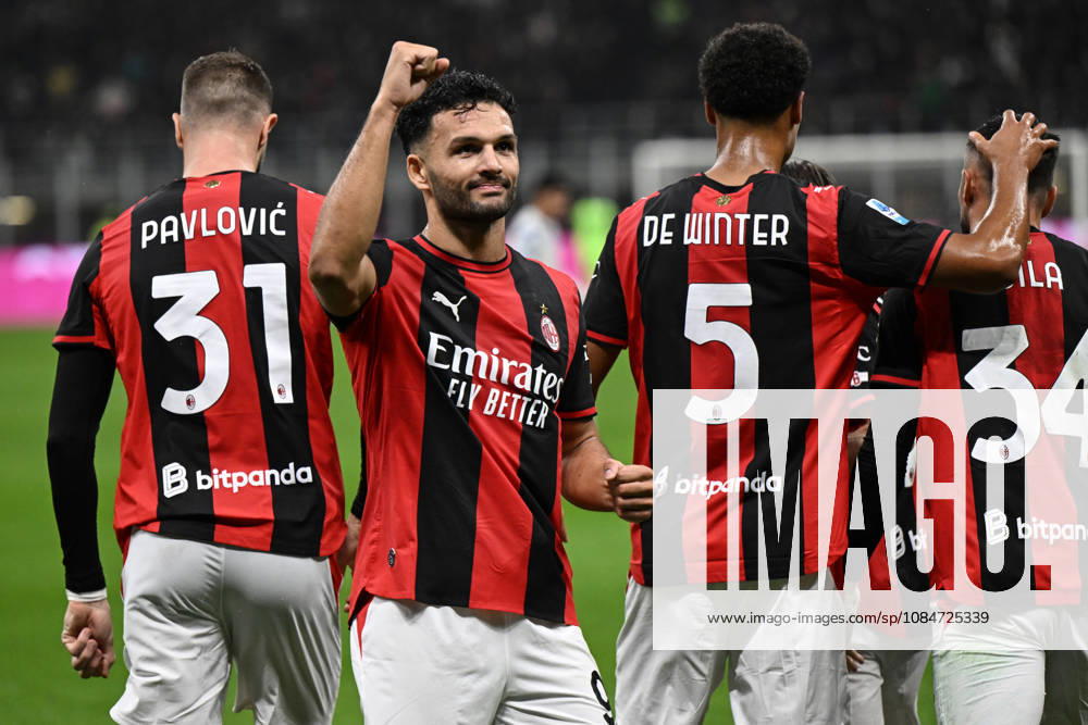 Db Milano 18 10 2026 - campionato di calcio serie A Milan-Atalanta foto Daniele Buffa Image nella foto: esultanza gol Gonzalo Ramos