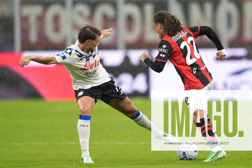 AC Milan s Diego Moreira during the Serie A soccer match between AC Milan and Atalanta BC at the Giuseppe Meazza Stadium in Milan, Italy - October 18, 2026. - Soccer