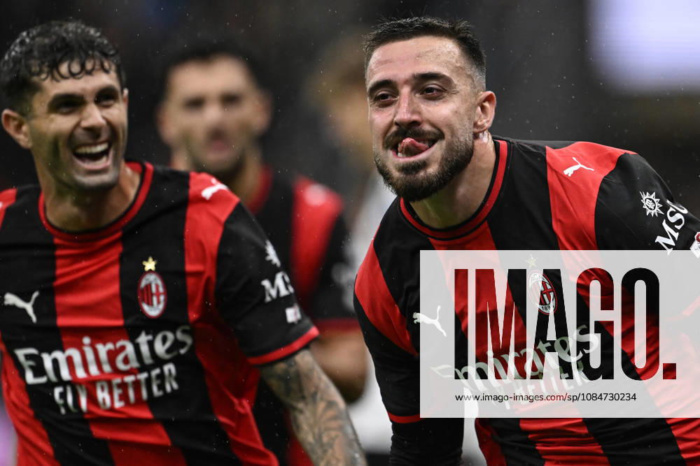 Db Milano 18 10 2026 - campionato di calcio serie A Milan-Atalanta foto Daniele Buffa Image nella foto: esultanza gol Mario Gila