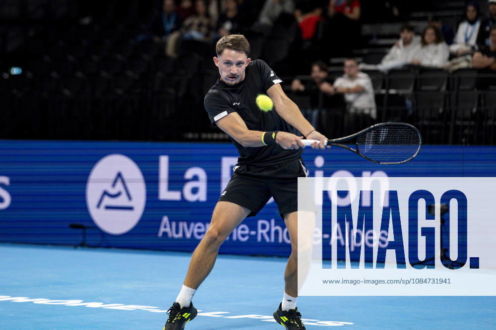 TENNIS : ATP, Tennis Herren 250 - Grand Tennis AURA - Decines (France) 18 10 2026 Ugo BLANCHET (FRA) vs Nicolai BUDKOV KJAER (NOR) during the qualifying tournament of the Auvergne Rhône-Alpes Grand Prix at the LDLC Arena in Décines on October 18, 2026. Photo Sandrine Thesillat PsNewZ