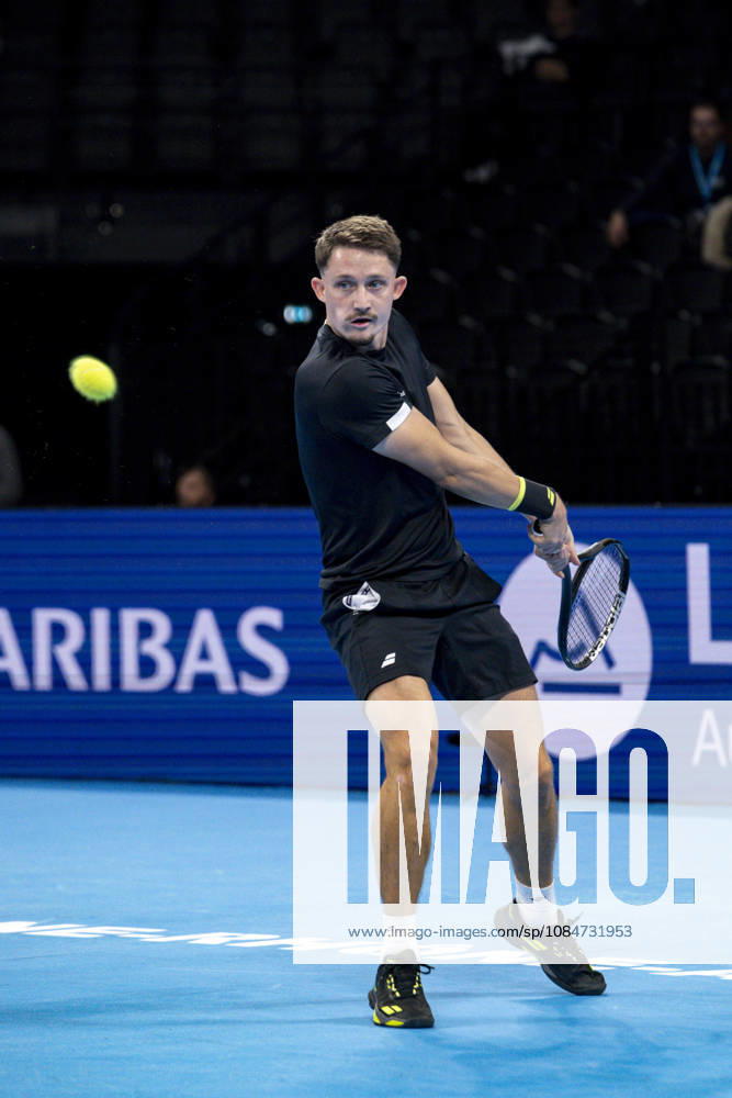 TENNIS : ATP, Tennis Herren 250 - Grand Tennis AURA - Decines (France) 18 10 2026 Ugo BLANCHET (FRA) vs Nicolai BUDKOV KJAER (NOR) during the qualifying tournament of the Auvergne Rhône-Alpes Grand Prix at the LDLC Arena in Décines on October 18, 2026. Photo Sandrine Thesillat PsNewZ