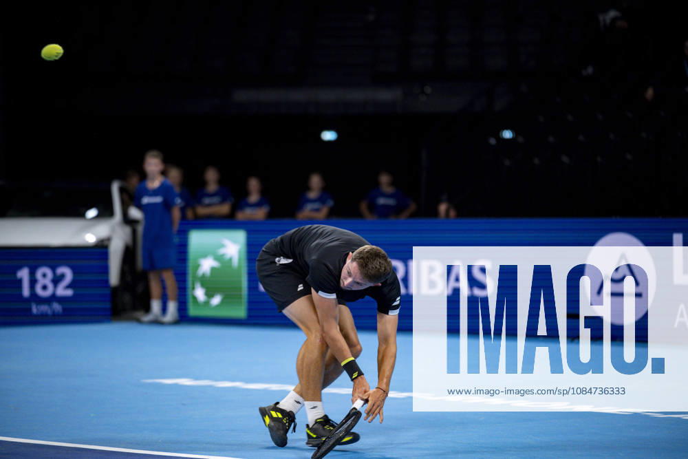 TENNIS : ATP, Tennis Herren 250 - Grand Tennis AURA - Decines (France) 18 10 2026 Ugo BLANCHET (FRA) vs Nicolai BUDKOV KJAER (NOR) during the qualifying tournament of the Auvergne Rhône-Alpes Grand Prix at the LDLC Arena in Décines on October 18, 2026. Photo Sandrine Thesillat PsNewZ