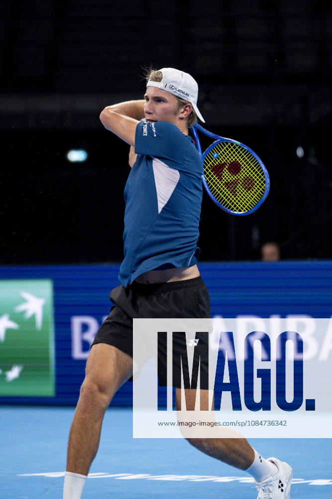 TENNIS : ATP, Tennis Herren 250 - Grand Tennis AURA - Decines (France) 18 10 2026 Ugo BLANCHET (FRA) vs Nicolai BUDKOV KJAER (NOR) during the qualifying tournament of the Auvergne Rhône-Alpes Grand Prix at the LDLC Arena in Décines on October 18, 2026. Photo Sandrine Thesillat PsNewZ