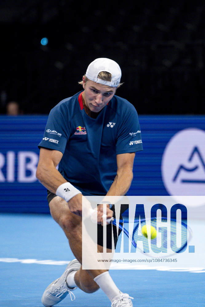 TENNIS : ATP, Tennis Herren 250 - Grand Tennis AURA - Decines (France) 18 10 2026 Ugo BLANCHET (FRA) vs Nicolai BUDKOV KJAER (NOR) during the qualifying tournament of the Auvergne Rhône-Alpes Grand Prix at the LDLC Arena in Décines on October 18, 2026. Photo Sandrine Thesillat PsNewZ