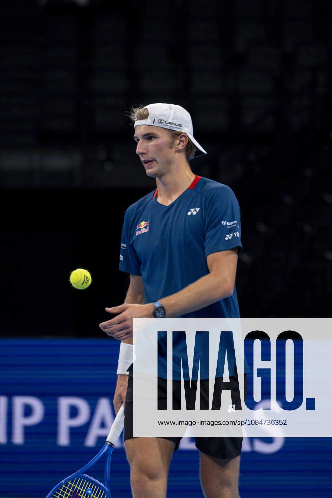 TENNIS : ATP, Tennis Herren 250 - Grand Tennis AURA - Decines (France) 18 10 2026 Ugo BLANCHET (FRA) vs Nicolai BUDKOV KJAER (NOR) during the qualifying tournament of the Auvergne Rhône-Alpes Grand Prix at the LDLC Arena in Décines on October 18, 2026. Photo Sandrine Thesillat PsNewZ