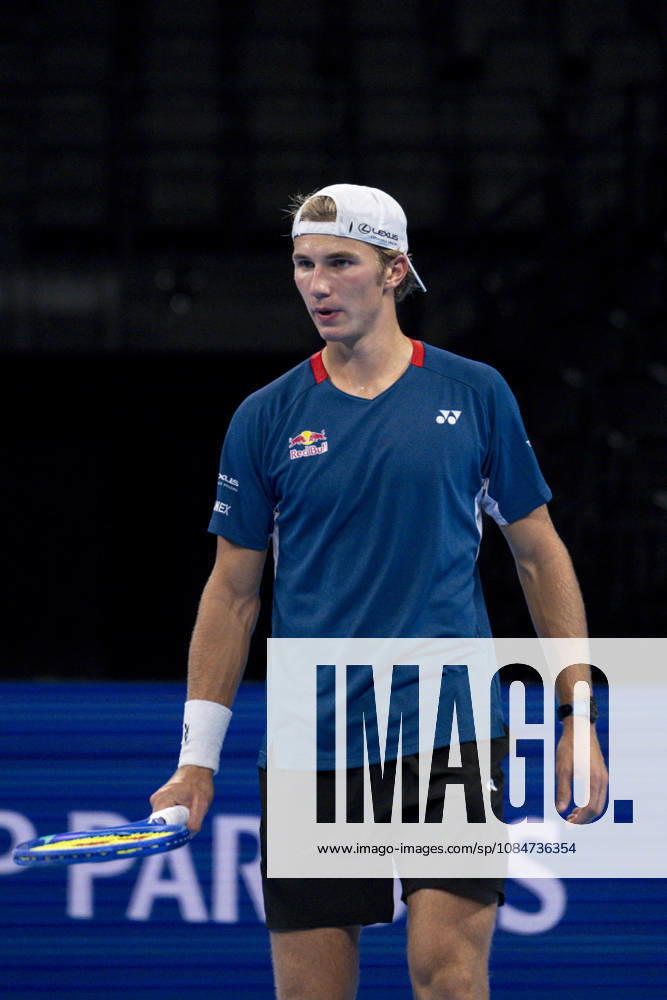 TENNIS : ATP, Tennis Herren 250 - Grand Tennis AURA - Decines (France) 18 10 2026 Ugo BLANCHET (FRA) vs Nicolai BUDKOV KJAER (NOR) during the qualifying tournament of the Auvergne Rhône-Alpes Grand Prix at the LDLC Arena in Décines on October 18, 2026. Photo Sandrine Thesillat PsNewZ