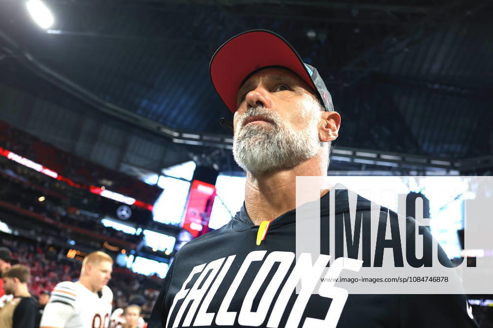 ATLANTA, GA - OCTOBER 18: Atlanta Falcons defensive coordinator Jeff Ulbrich after the Sunday afternoon NFL, American Football Herren, USA game between the Atlanta Falcons and the Chicago Bears on October 18, 2026 at the Mercedes-Benz Stadium in Atlanta, GA. (Photo by David J. Griffin Icon Sportswire) NFL: OCT 18 Bears at Falcons Icon9532610180647