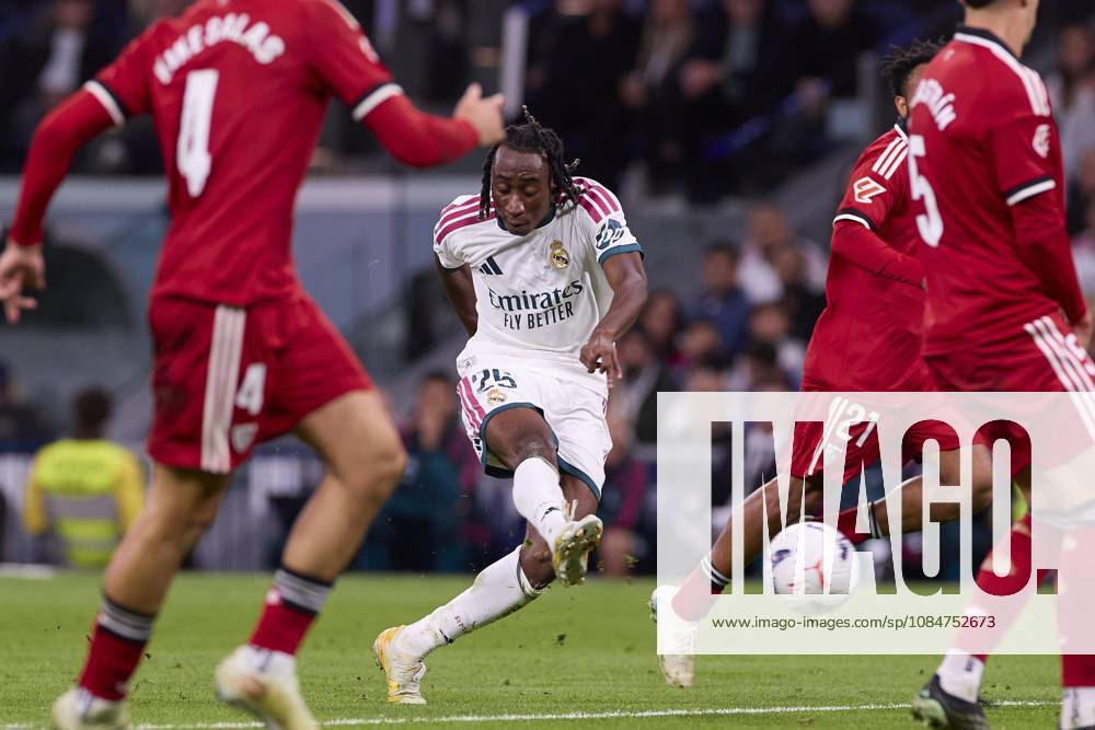 Yan Diomande (Real Madrid CF) is seen in action during the LaLiga EA SPORTS 2026 2027 match between Real Madrid CF and Sevilla FC..Final score: Real Madrid CF 4-1 Sevilla FC. LaLiga EA SPORTS 2026 2027 - Real Madrid CF And Sevilla FC In Madrid, Spain - 18 Oct 2026 - ZUMAs197 20261018_aaa_s197_237