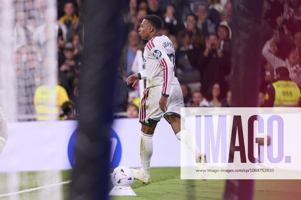 Kylian Mbappe (Real Madrid CF) celebrates a goal during the LaLiga EA SPORTS 2026 2027 match between Real Madrid CF and Sevilla FC..Final score: Real Madrid CF 4-1 Sevilla FC. Madrid Spain - ZUMAs197 20261018_aaa_s197_266