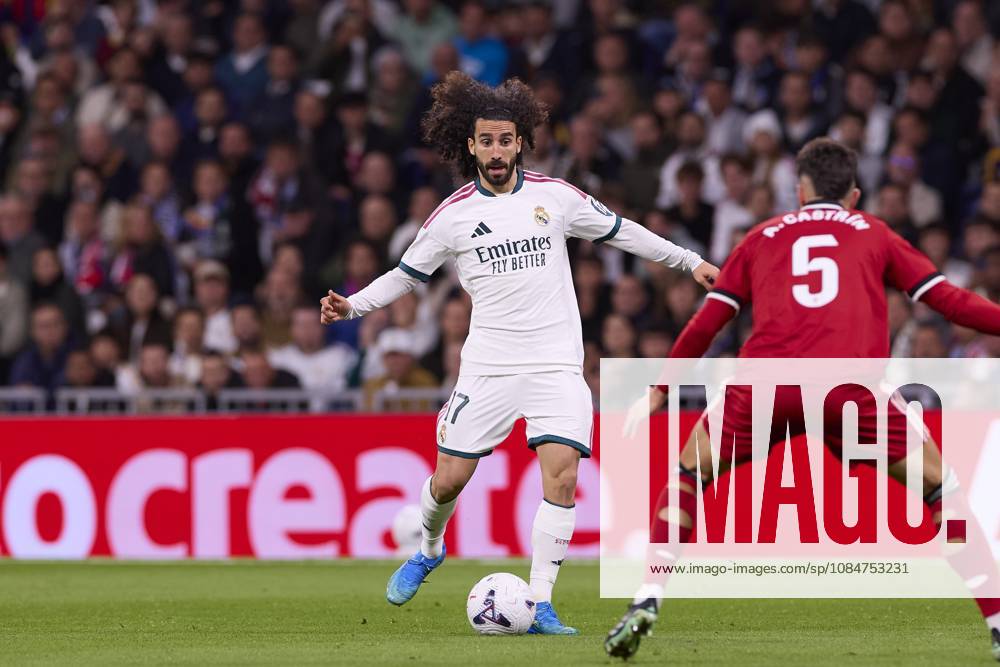 Marc Cucurella (Real Madrid CF) is seen in action during the LaLiga EA SPORTS 2026 2027 match between Real Madrid CF and Sevilla FC..Final score: Real Madrid CF 4-1 Sevilla FC. LaLiga EA SPORTS 2026 2027 - Real Madrid CF And Sevilla FC In Madrid, Spain - 18 Oct 2026 - ZUMAs197 20261018_aaa_s197_268