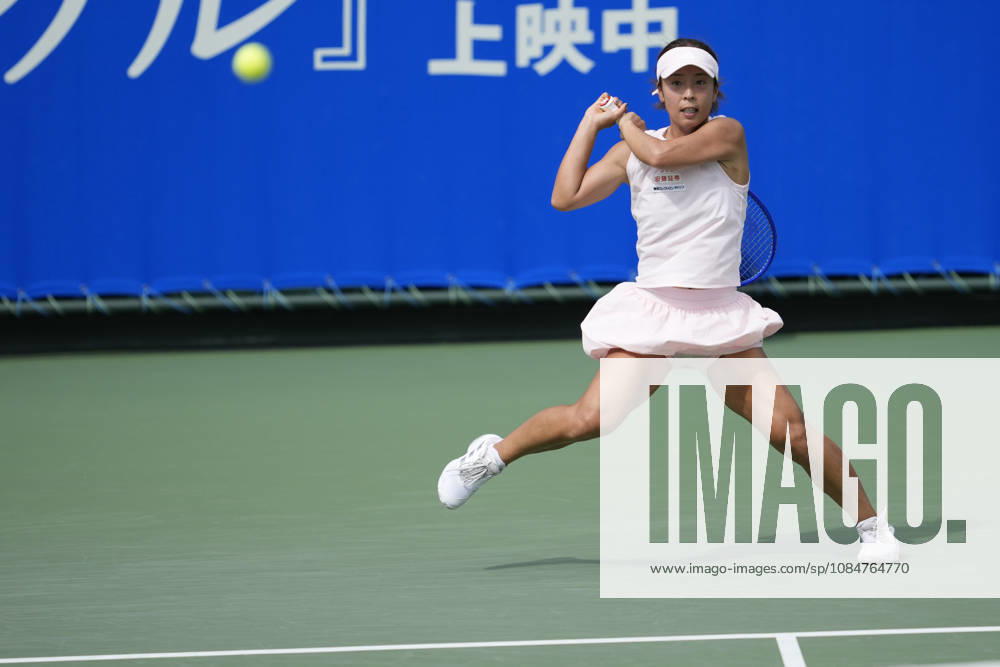 WTA, Tennis Damen Kinoshita Group Japan Open - Day 1 Mai Hontama of Japan competes in her round of 32 singles match against Viktorija Golubic of Switzerland at the 2026 Kinoshita Group Japan Open Women s tennis tournament at Utsubo Tennis Center in Osaka, Japan, on October 19, 2026. Osaka Japan