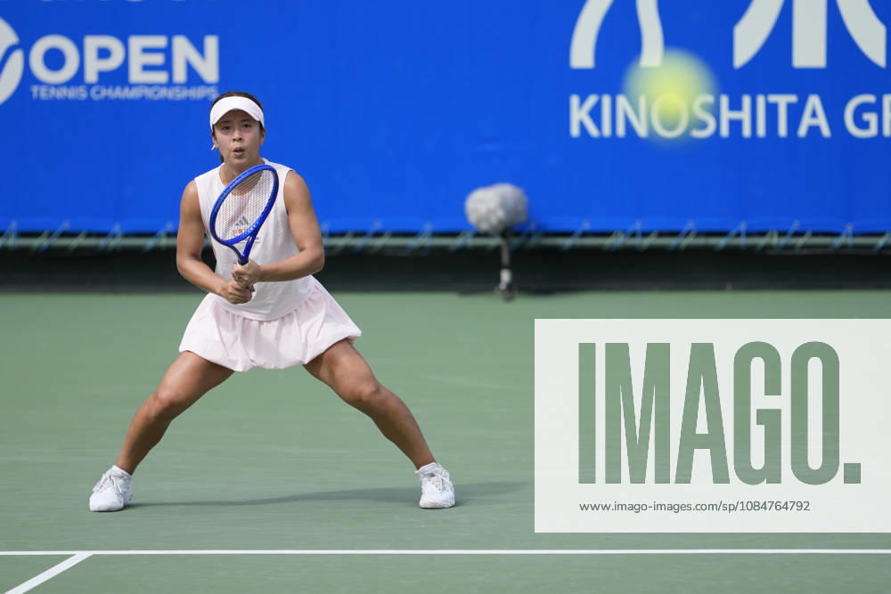 WTA, Tennis Damen Kinoshita Group Japan Open - Day 1 Mai Hontama of Japan competes in her round of 32 singles match against Viktorija Golubic of Switzerland at the 2026 Kinoshita Group Japan Open Women s tennis tournament at Utsubo Tennis Center in Osaka, Japan, on October 19, 2026. Osaka Japan