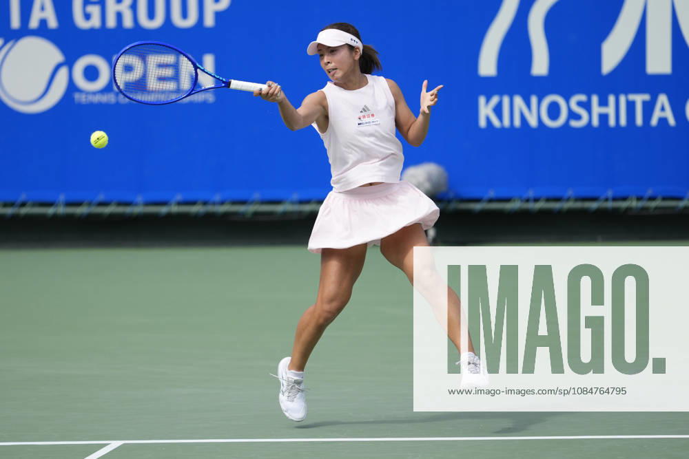 WTA, Tennis Damen Kinoshita Group Japan Open - Day 1 Mai Hontama of Japan competes in her round of 32 singles match against Viktorija Golubic of Switzerland at the 2026 Kinoshita Group Japan Open Women s tennis tournament at Utsubo Tennis Center in Osaka, Japan, on October 19, 2026. Osaka Japan