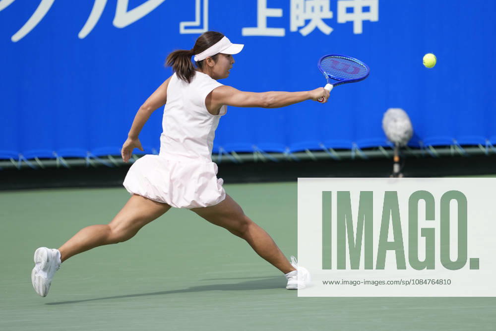 WTA, Tennis Damen Kinoshita Group Japan Open - Day 1 Mai Hontama of Japan competes in her round of 32 singles match against Viktorija Golubic of Switzerland at the 2026 Kinoshita Group Japan Open Women s tennis tournament at Utsubo Tennis Center in Osaka, Japan, on October 19, 2026. Osaka Japan
