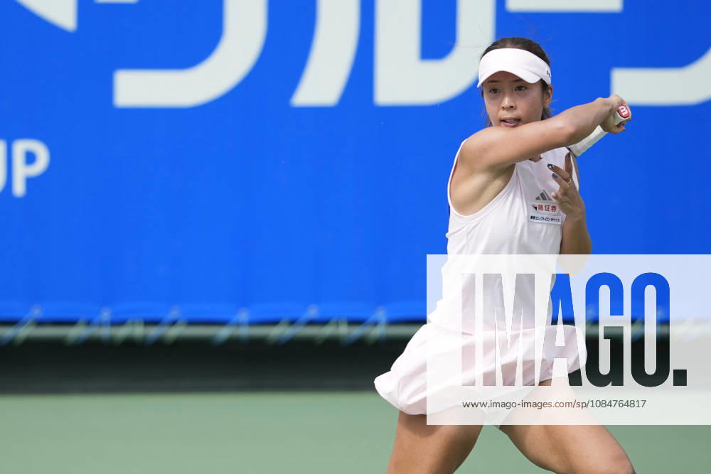 WTA, Tennis Damen Kinoshita Group Japan Open - Day 1 Mai Hontama of Japan competes in her round of 32 singles match against Viktorija Golubic of Switzerland at the 2026 Kinoshita Group Japan Open Women s tennis tournament at Utsubo Tennis Center in Osaka, Japan, on October 19, 2026. Osaka Japan
