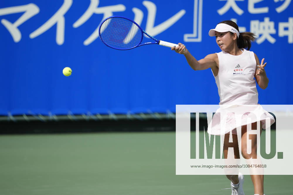 WTA, Tennis Damen Kinoshita Group Japan Open - Day 1 Mai Hontama of Japan competes in her round of 32 singles match against Viktorija Golubic of Switzerland at the 2026 Kinoshita Group Japan Open Women s tennis tournament at Utsubo Tennis Center in Osaka, Japan, on October 19, 2026. Osaka Japan