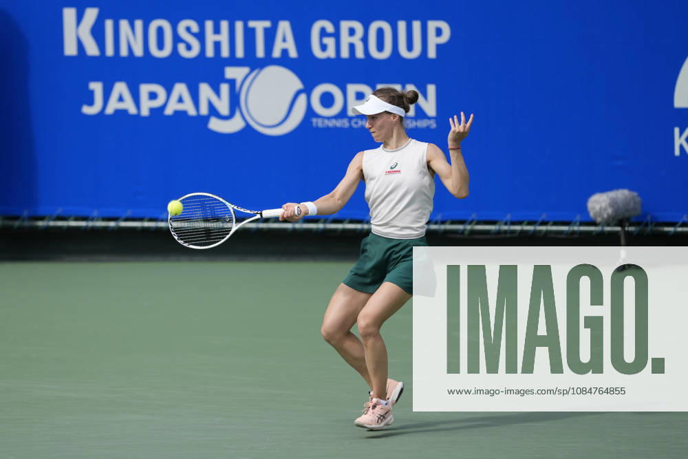 WTA, Tennis Damen Kinoshita Group Japan Open - Day 1 Viktorija Golubic of Switzerland plays during her round of 32 singles match against Mai Hontama of Japan at the 2026 Kinoshita Group Japan Open Women s tennis tournament at Utsubo Tennis Center in Osaka, Japan, on October 19, 2026. Osaka Japan