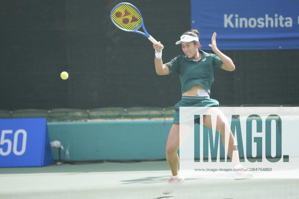 WTA, Tennis Damen Kinoshita Group Japan Open - Day 1 Lanlana Tararudee of Thailand competes in her round of 32 singles match against Kaitlin Quevedo of Spain at the 2026 Kinoshita Group Japan Open Women s tennis tournament at Utsubo Tennis Center in Osaka, Japan, on October 19, 2026. Osaka Japan