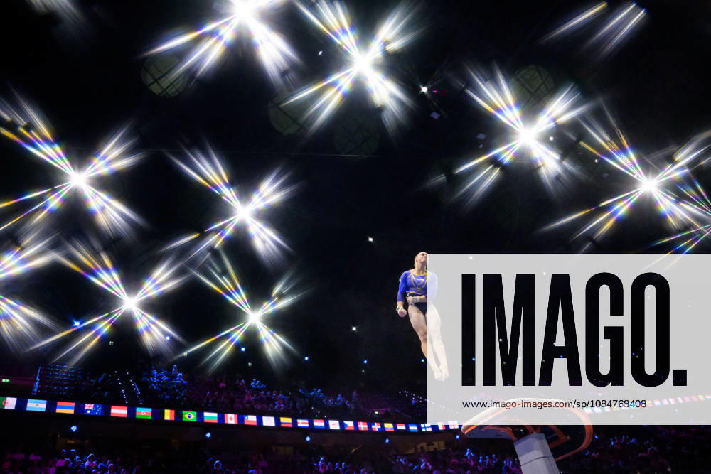 Editors note: An on-camera star filter was used to create this picture. Nathalie Westlund of Sweden competes in women s vault qualifications during day three of the 2026 Artistic Gymnastics World Championships on October 19, 2026 in Rotterdam. Photo: Joel Marklund BILDBYRÅN kod JM JM0860 bbeng artistisk gymnastik artistic gymnastics gymnastik-vm vm artistic gymnastics world championships dambbeng artistisk gymnastik artistic gymnastics gymnastik-vm vm artistic gymnastics world championships dam sverige sweden