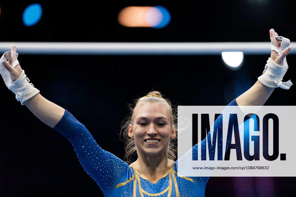Alva Eriksson of Sweden competes in women s uneven bars qualifications during day three of the 2026 Artistic Gymnastics World Championships on October 19, 2026 in Rotterdam. Photo: Joel Marklund BILDBYRÅN kod JM JM0860 bbeng artistisk gymnastik artistic gymnastics gymnastik-vm vm artistic gymnastics world championships dambbeng artistisk gymnastik artistic gymnastics gymnastik-vm vm artistic gymnastics world championships dam sverige jubel sweden