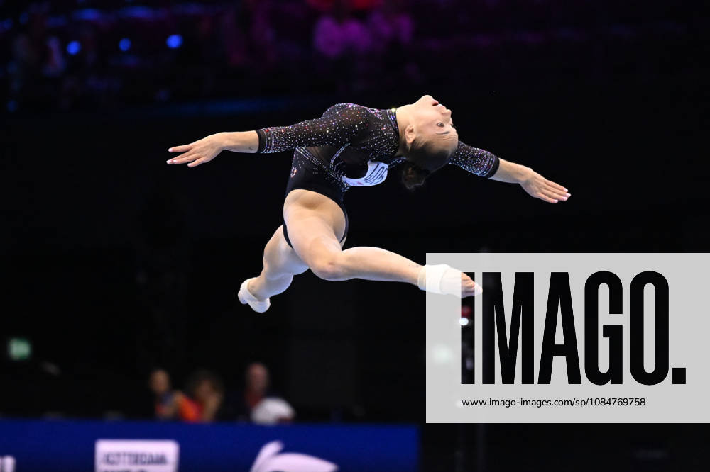 IPA89904540 - NEMOUR Kaylia (ALG) on the floor during the 54th Artistic Gymnastics World Championships in Rotterdam, Netherlands