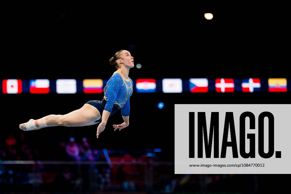 Emelie Westlund of Sweden competes in women s floor exercise qualifications during day three of the 2026 Artistic Gymnastics World Championships on October 19, 2026 in Rotterdam. Photo: Joel Marklund BILDBYRÅN kod JM JM0860 bbeng artistisk gymnastik artistic gymnastics gymnastik-vm vm artistic gymnastics world championships dambbeng artistisk gymnastik artistic gymnastics gymnastik-vm vm artistic gymnastics world championships dam sverige sweden
