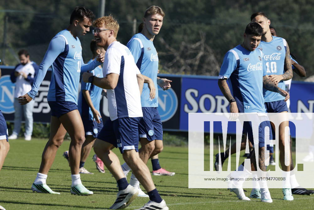 Training session SSC Napoli UEFA Champions League group stage matchday 3 fixture between SSC Napoli and Bodo Glimt at the SSC Napoli training centre in Castelvoturno, Caserta, on 19, October, 2026. _BPH9433