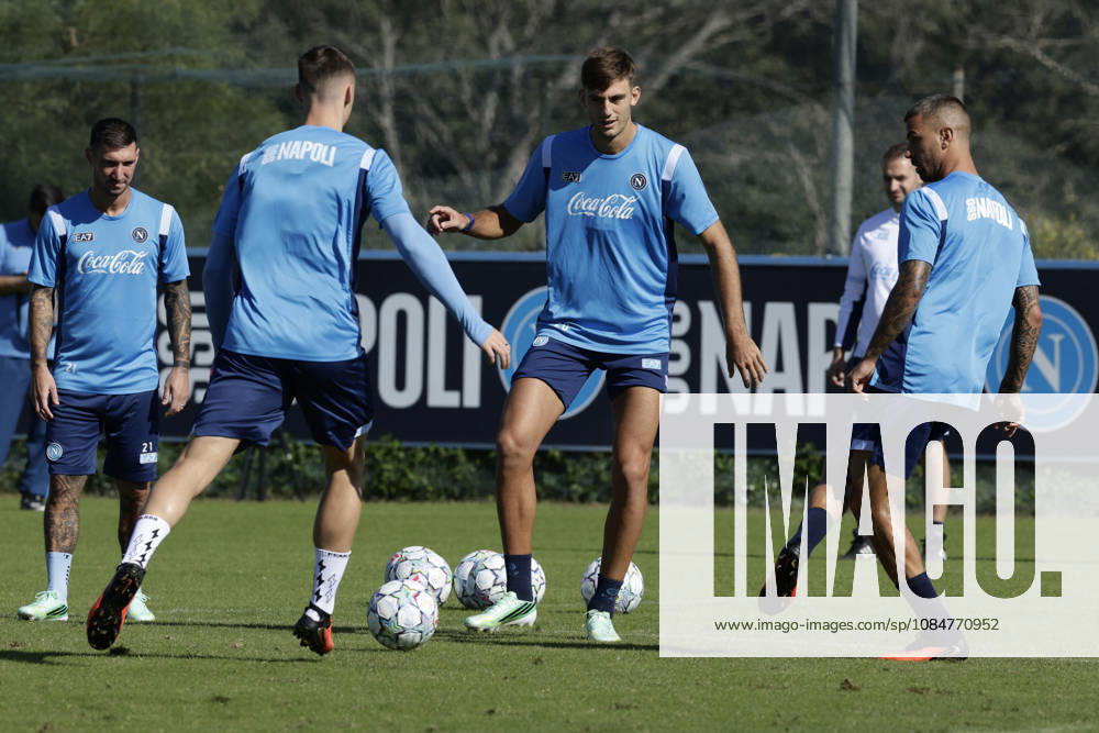 Training session SSC Napoli Napoli s Italian forward Lorenzo Lucca during of the UEFA Champions League group stage matchday 3 fixture between SSC Napoli and Bodo Glimt at the SSC Napoli training centre in Castelvoturno, Caserta, on 19, October, 2026. _BPH9925