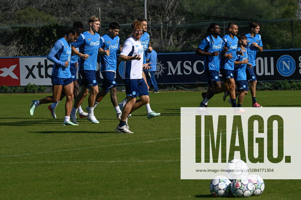 Napoliìe team attends a training session in Castel Volturno ( Caserta) , Italy, 19 october 2026. Ssc Napoli will face Bodo-Glimt in their UEFA Champions League match on 20 october 2026. ANSA CIRO FUSCO. UEFA Champions League - Napoli Vs Bodo-Glimt - ZUMAa110 20261019_zaf_a110_006