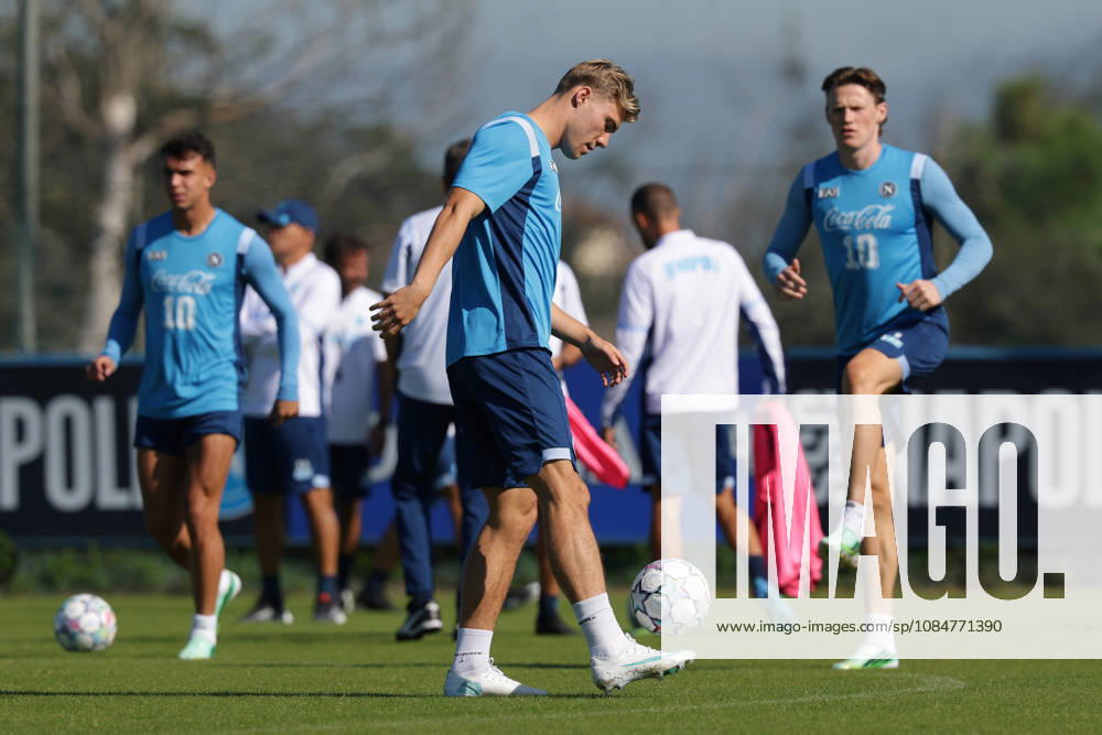 Napoli’s Rasmus Hojlund During training at the SSC Napoli sports center, Champions League Napoli - Bodo Glimt Castel Volturno (CE) on October 19 , 2026