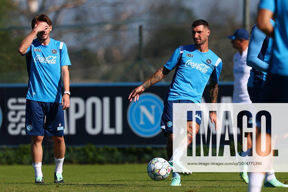 Napoli’s Matteo Politano During training at the SSC Napoli sports center, Champions League Napoli - Bodo Glimt Castel Volturno (CE) on October 19 , 2026
