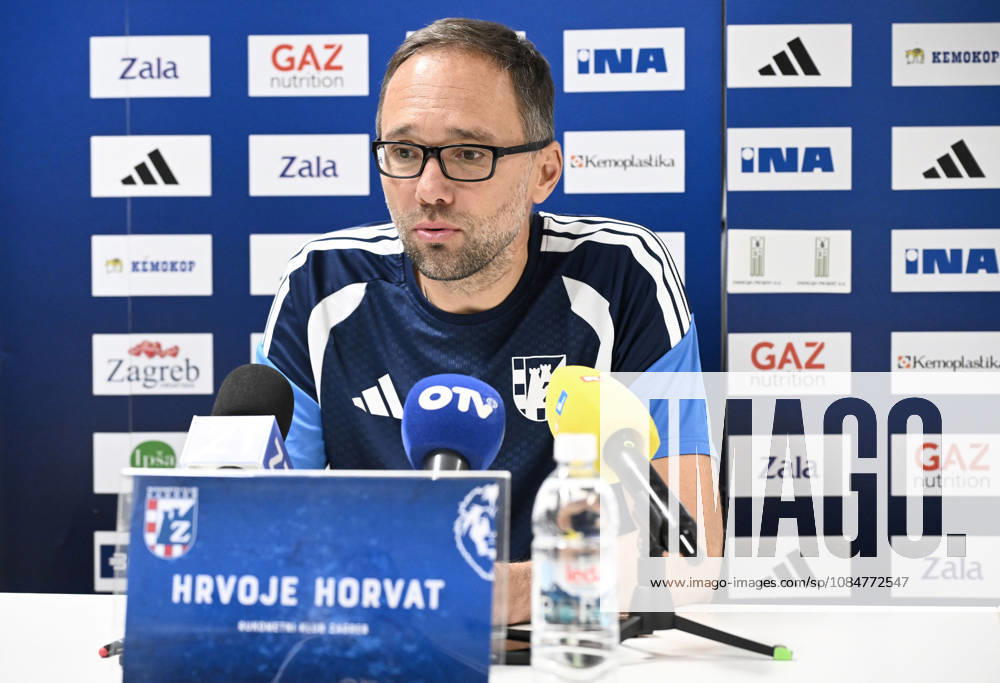 EHF Champions League: press conference, PK, Pressekonferenz of HC ZAgreb Head coach of HC Zagreb Hrvoje Horvat speaks on a press conference on October 19, 2026 in Zagreb, Croatia ahead of the EHF Champions League match between HC Zagreb and PSG. MarkoxLukunic PIXSELL
