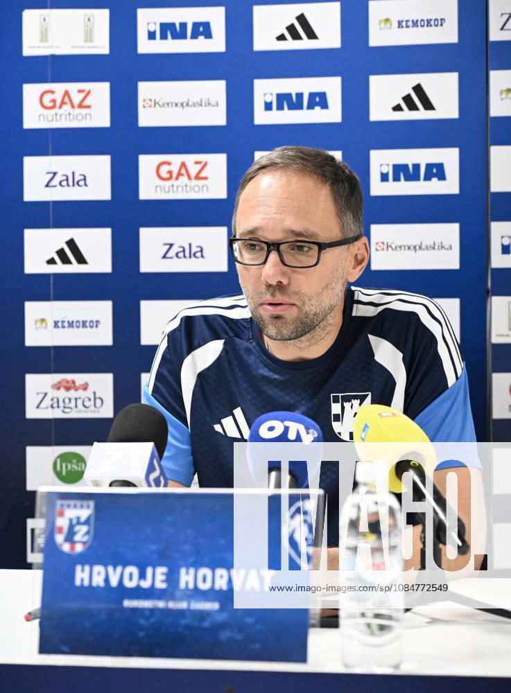 EHF Champions League: press conference, PK, Pressekonferenz of HC ZAgreb Head coach of HC Zagreb Hrvoje Horvat speaks on a press conference on October 19, 2026 in Zagreb, Croatia ahead of the EHF Champions League match between HC Zagreb and PSG. MarkoxLukunic PIXSELL
