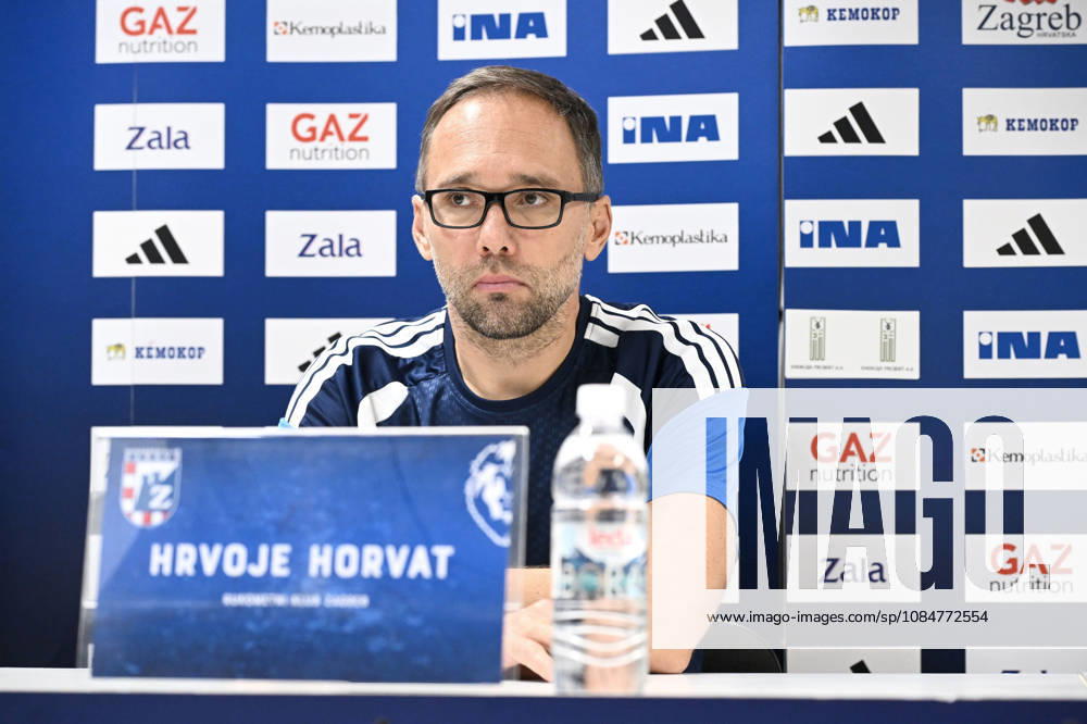 EHF Champions League: press conference, PK, Pressekonferenz of HC ZAgreb Head coach of HC Zagreb Hrvoje Horvat speaks on a press conference on October 19, 2026 in Zagreb, Croatia ahead of the EHF Champions League match between HC Zagreb and PSG. MarkoxLukunic PIXSELL