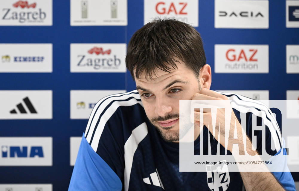 EHF Champions League: press conference, PK, Pressekonferenz of HC ZAgreb Filip Glavas of HC Zagreb attends a press conference on October 19, 2026 in Zagreb, Croatia ahead of the EHF Champions League match between HC Zagreb and PSG. MarkoxLukunic PIXSELL