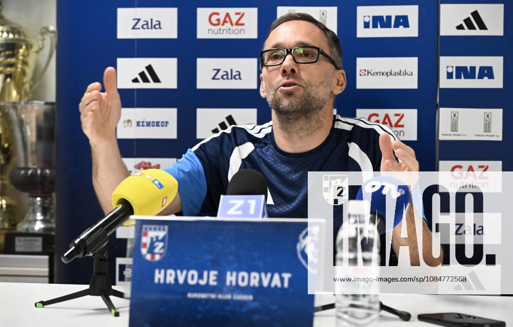 EHF Champions League: press conference, PK, Pressekonferenz of HC ZAgreb Head coach of HC Zagreb Hrvoje Horvat speaks on a press conference on October 19, 2026 in Zagreb, Croatia ahead of the EHF Champions League match between HC Zagreb and PSG. MarkoxLukunic PIXSELL