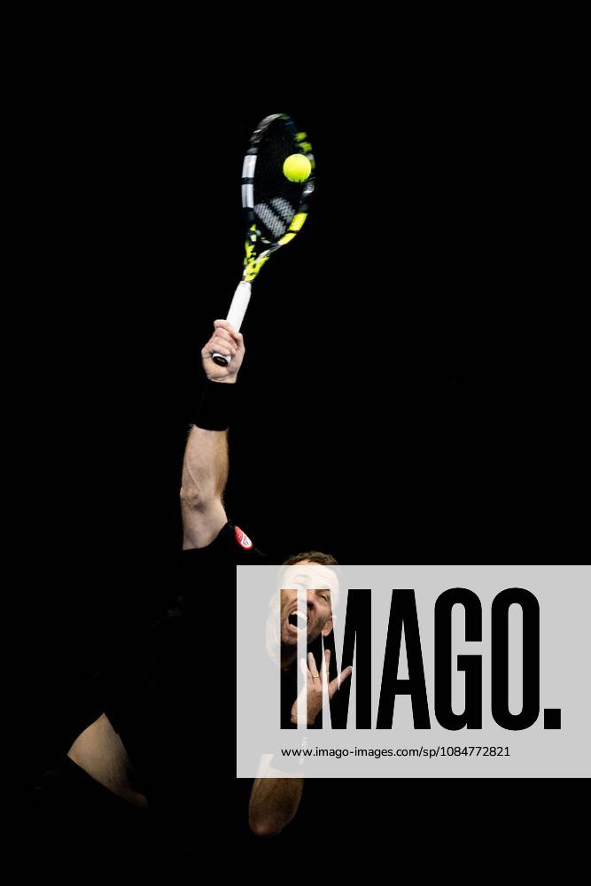 Michael Venus of New Zealand pictured in action during the European Open ATP, Tennis Herren tennis tournament in Brussels, on Monday 19 October. This year s edition of the tournament is taking place from 17 to 25 October JASPERxJACOBS x190285532x