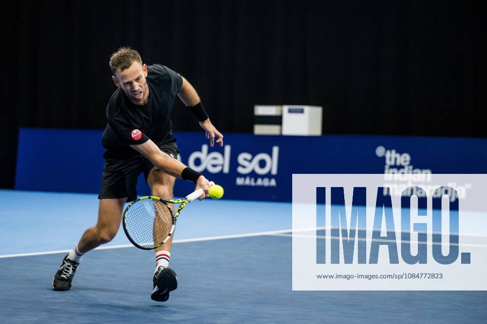 Michael Venus of New Zealand pictured in action during the European Open ATP, Tennis Herren tennis tournament in Brussels, on Monday 19 October. This year s edition of the tournament is taking place from 17 to 25 October JASPERxJACOBS x190285537x