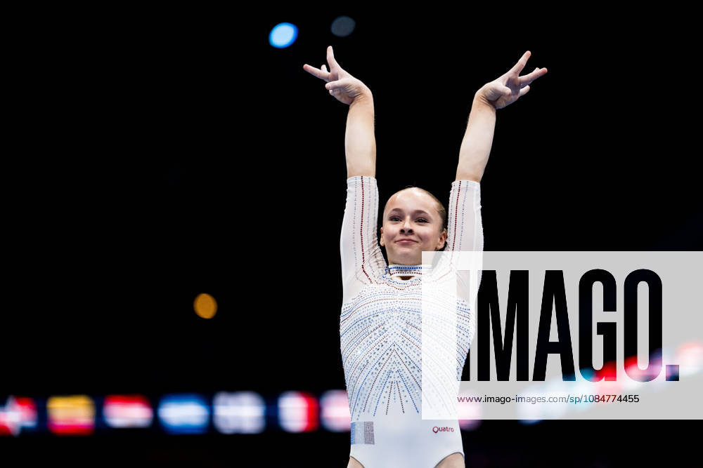 Elena Colas of France competes in women s balance beam qualifications during day three of the 2026 Artistic Gymnastics World Championships on October 19, 2026 in Rotterdam. Photo: Joel Marklund BILDBYRÅN kod JM JM0860 bbeng artistisk gymnastik artistic gymnastics gymnastik-vm vm artistic gymnastics world championships dambbeng artistisk gymnastik artistic gymnastics gymnastik-vm vm artistic gymnastics world championships dam jubel frankrike france