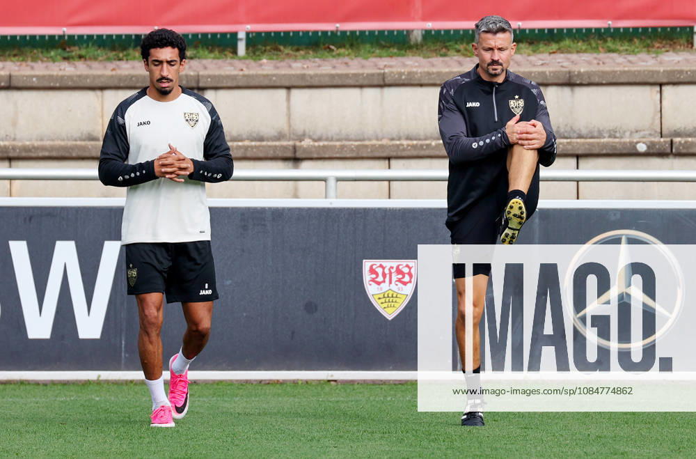 Stuttgart, Fußball UEFA Champions League, Saison 2026-2027, VfB Stuttgart Training, Tiago Tomas, Maik Franz