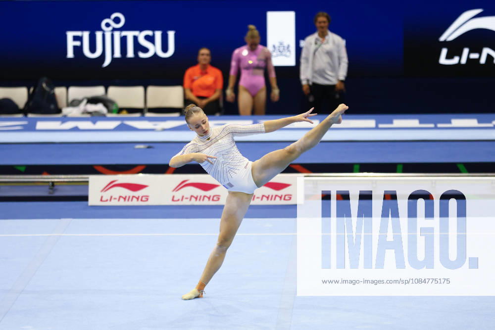 ELENA COLAS of Team France performs on the Floor Exercise during the Women s Qualification subdivision 6 10 of the 54th Artistic Gymnastics World Championships at the Ahoy Arena in Rotterdam, Netherlands. Rotterdam Netherlands - ZUMAc179 20261019_zep_c179_002