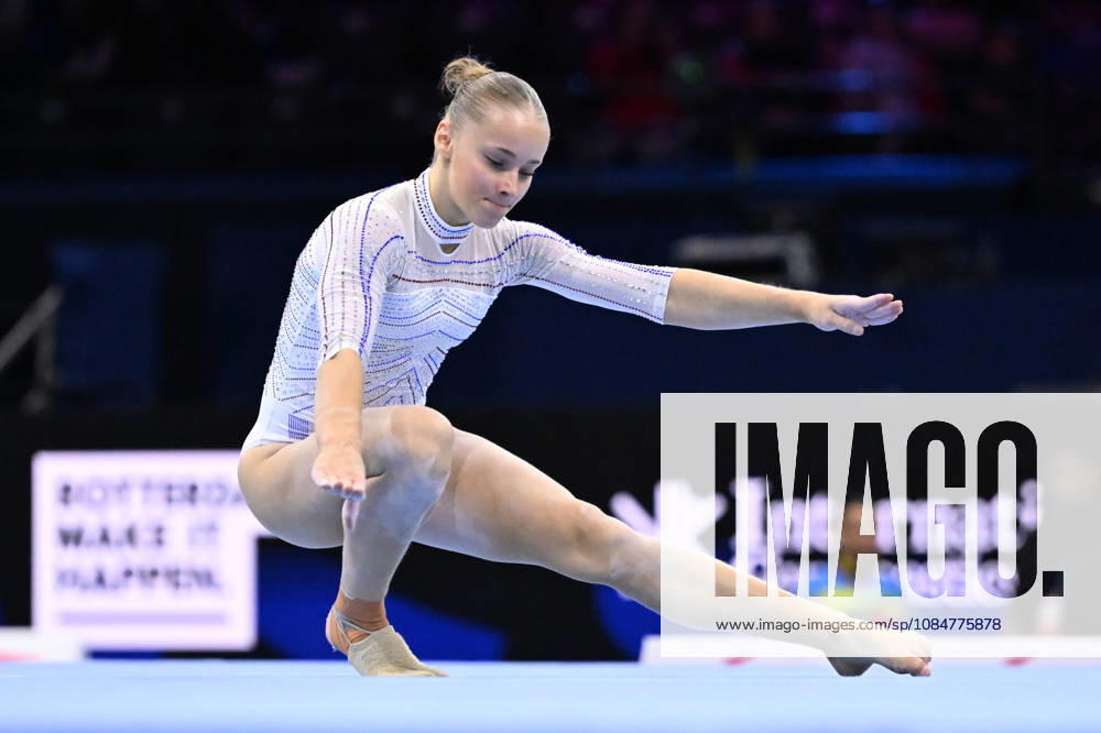IPA89912728 - COLAS Elena (FRA) on the floor during the 54th Artistic Gymnastics World Championships in Rotterdam, Netherlands
